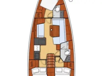 Boat rental Bénéteau Oceanis 41.1 in Biograd na Moru on Samboat
