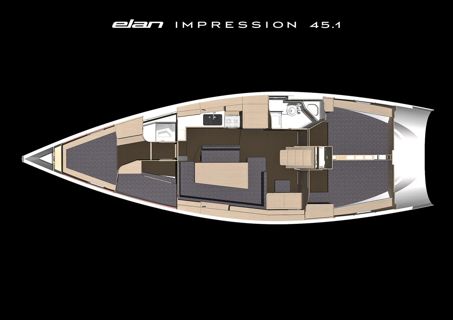 Sailboat rental in Izola - Elan Impression 45.1