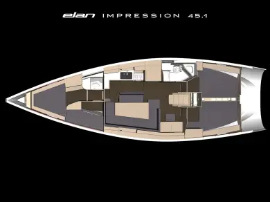 Sailboat rental in Izola - Elan Impression 45.1