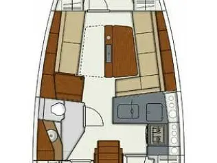 Bareboat Rental Sailboat Hanse with a boat licence