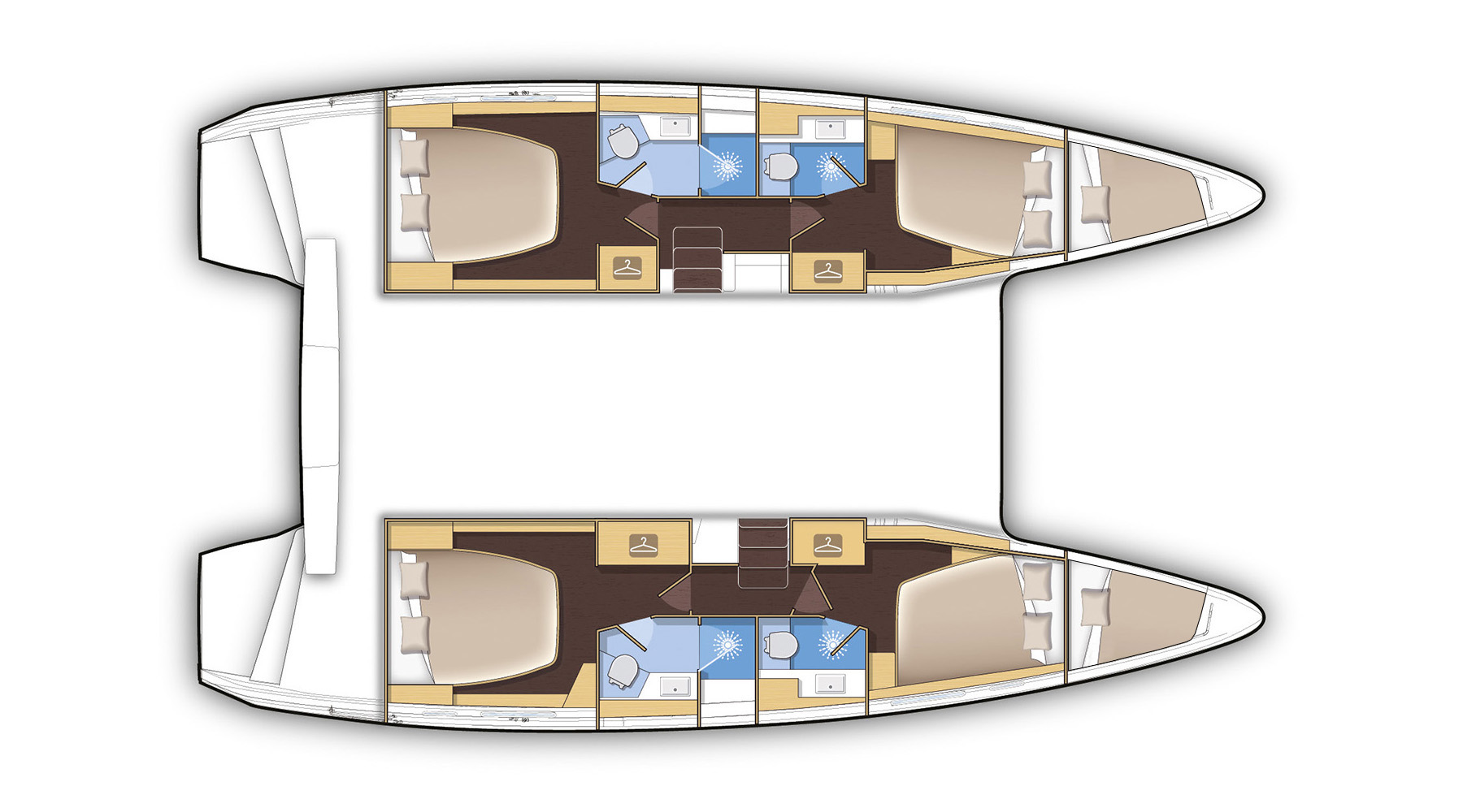 Catamaran rental with or without captain Lagoon Alimos