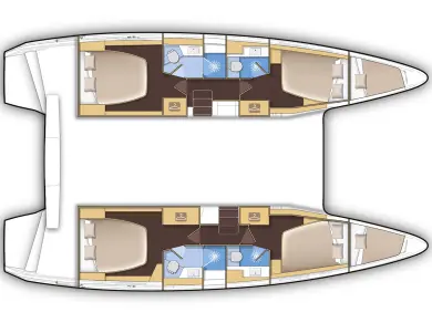 Catamaran rental with or without captain Lagoon Alimos