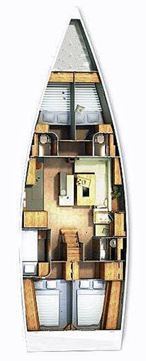 Rent a Hanse Hanse 505 Seget Donji