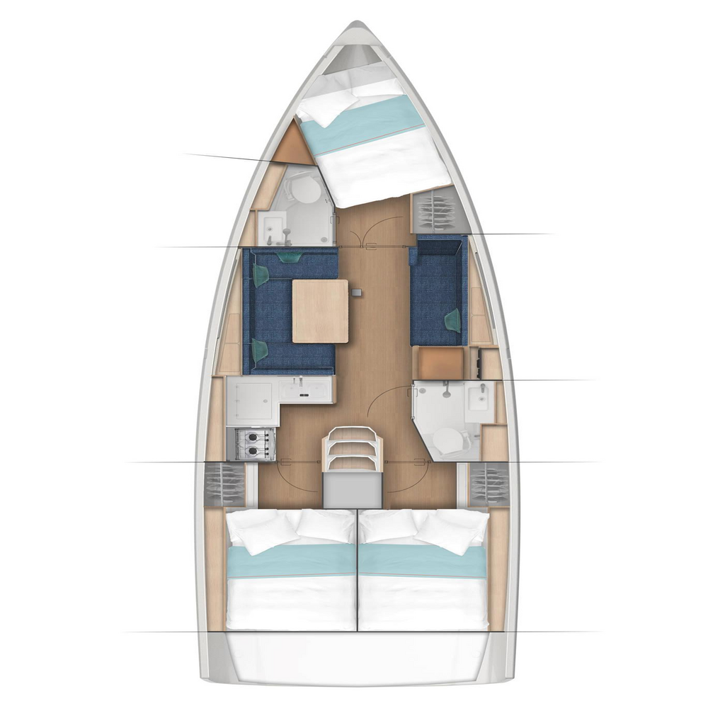 Sailboat for rent Biograd na Moru at the best price
