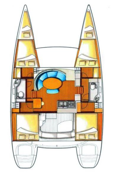 Catamaran rental with or without captain Lagoon Punat