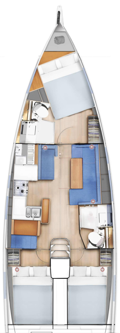 Sailboat rental in Lávrio - Jeanneau Sun Odyssey 410