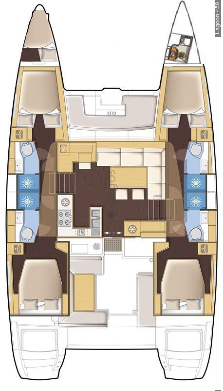 Catamaran for rent Turgutreis at the best price