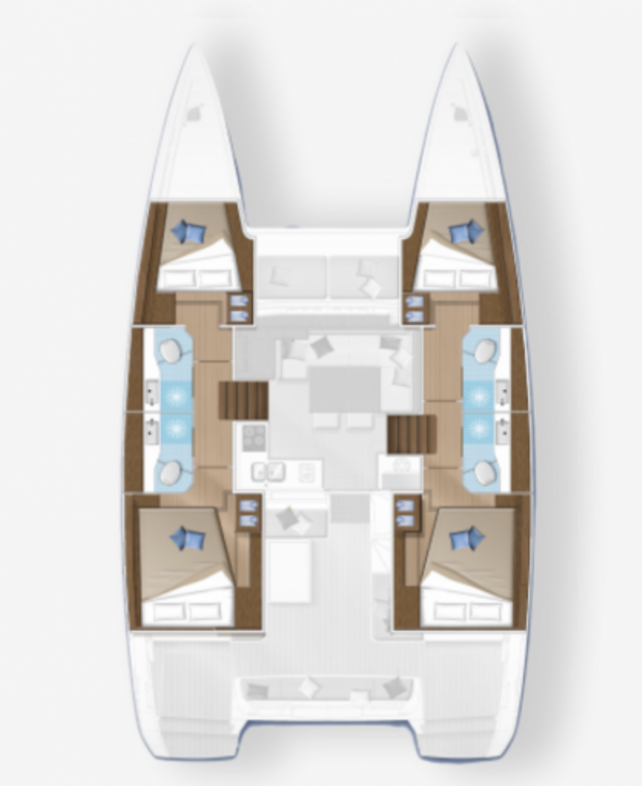 Catamaran rental with or without captain Lagoon Fethiye