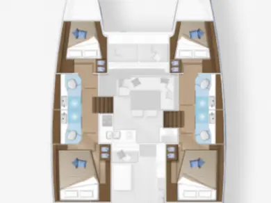 Catamaran rental with or without captain Lagoon Fethiye