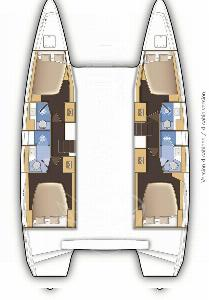 Bareboat Rental Catamaran Lagoon with a boat licence