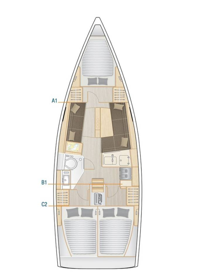 Boat rental Hanse Hanse 348 in Pula on Samboat