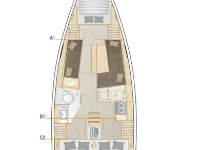Boat rental Hanse Hanse 348 in Pula on Samboat