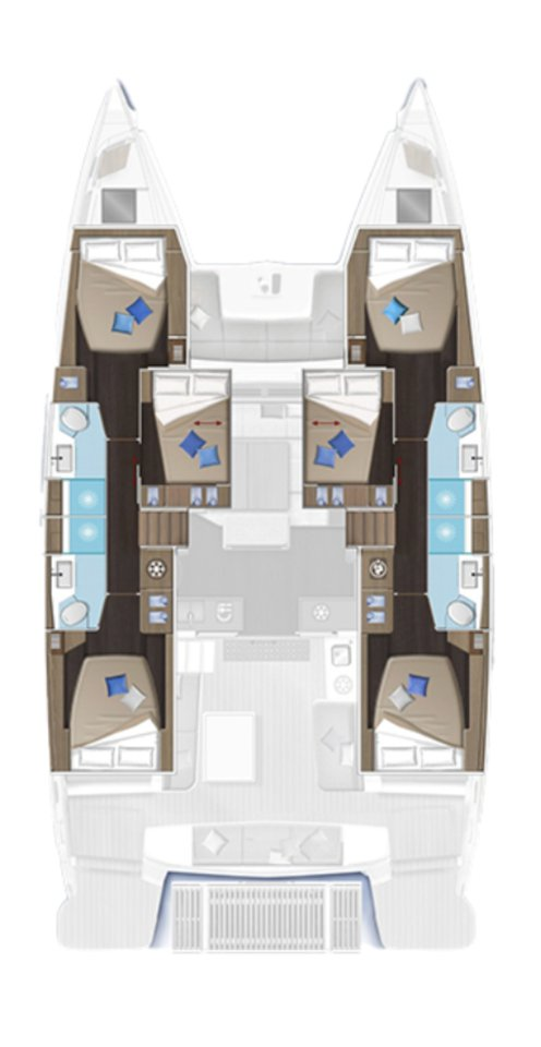 Catamaran rental in Tromsø - Lagoon Lagoon 51