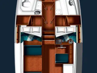 Bareboat Rental Motorboat Sas Vektor with a boat licence