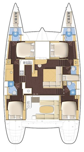 Catamaran rental in Alimos - Lagoon Lagoon 500