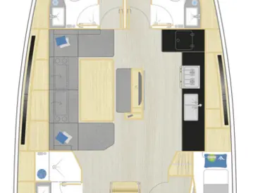 Bareboat Rental Sailboat Hanse with a boat licence