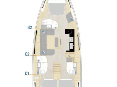 Sailboat rental with or without captain Hanse Seget Donji