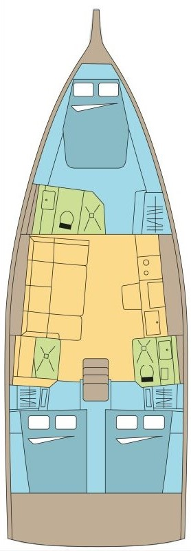 Sailboat rental in Furnari - Dufour Dufour 41
