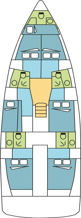 Sailboat rental with or without captain Jeanneau Anse Marcel