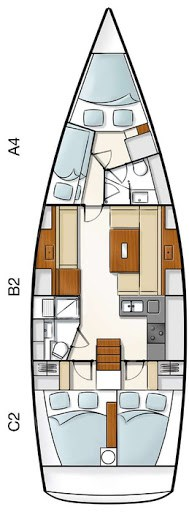 Yacht charter Pula cheap Hanse 430 E