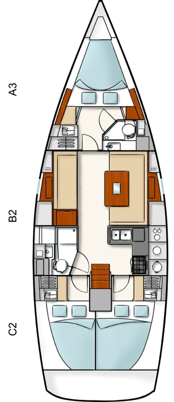 Boat rental Hanse Hanse 400 in Seget Donji on Samboat