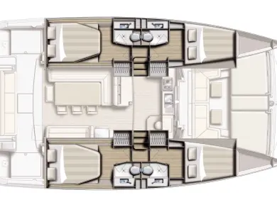 Catamaran rental in Lávrio - Bali Bali 4.1