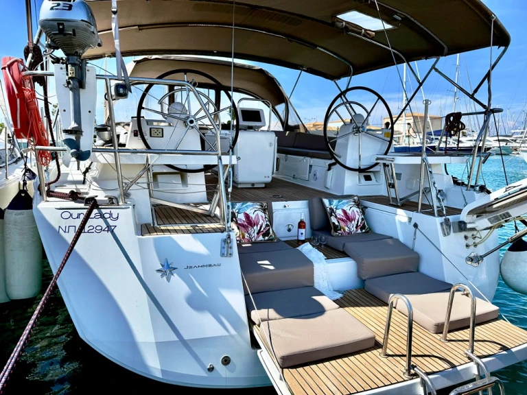 Jeanneau Jeanneau 54 charter bareboat or captained in  Piso Livadi