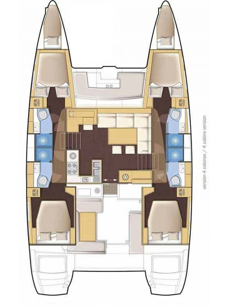 Catamaran rental with or without captain Lagoon Skiathos