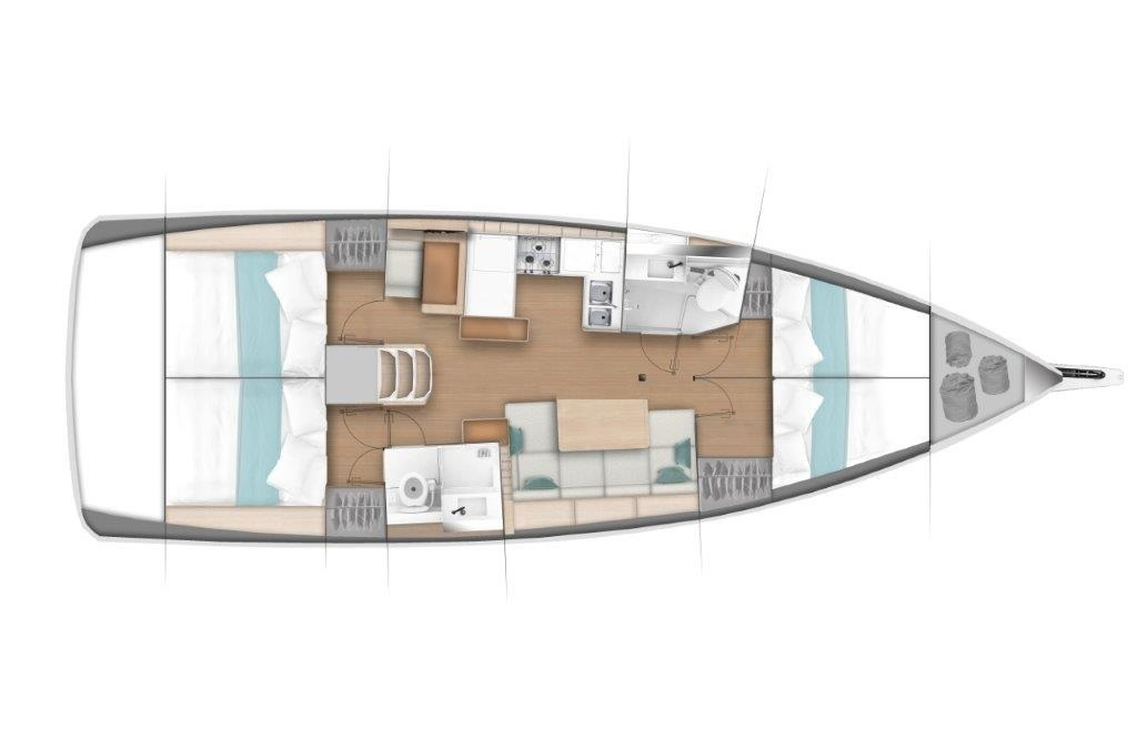 Bareboat Rental Sailboat Jeanneau with a boat licence