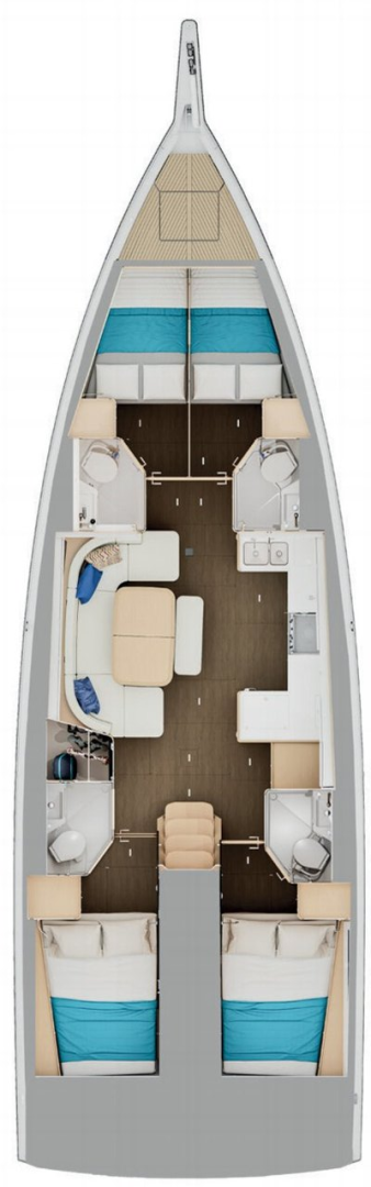 Sailboat rental with or without captain Jeanneau Piso Livadi