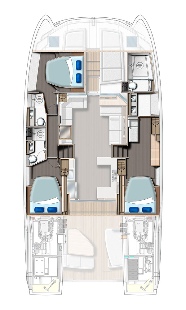 Rent a Leopard Catamarans / Robertson & Caine Leopard 53 - OW Marsh Harbour