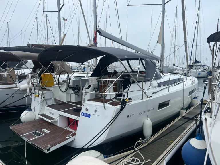 Jeanneau Sun Odyssey 440 charter bareboat or captained in  San Vincenzo