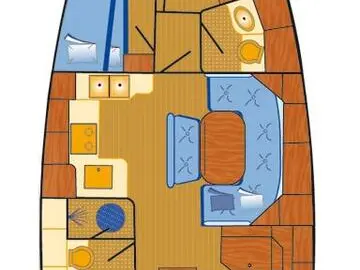 Bareboat Rental Sailboat Bavaria with a boat licence