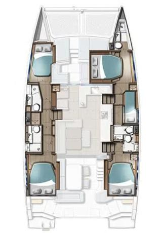 Catamaran rental with or without captain Leopard Catamarans / Robertson & Caine Procida