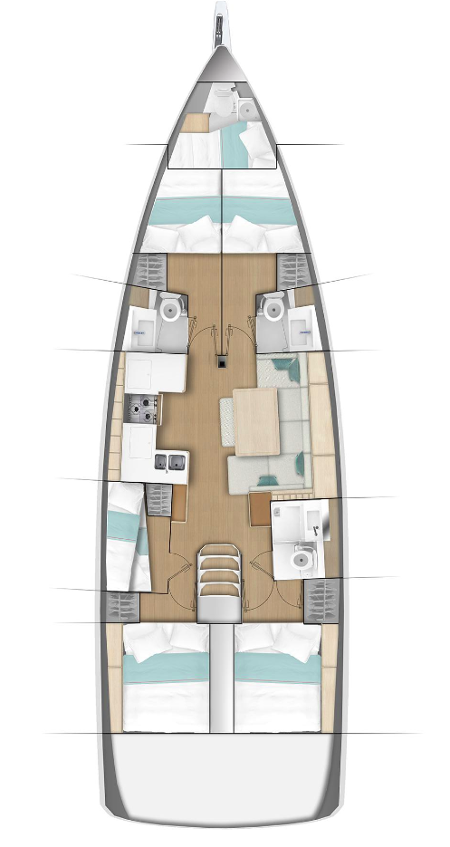 Jeanneau Sun Odyssey 490 in Procida on SamBoat