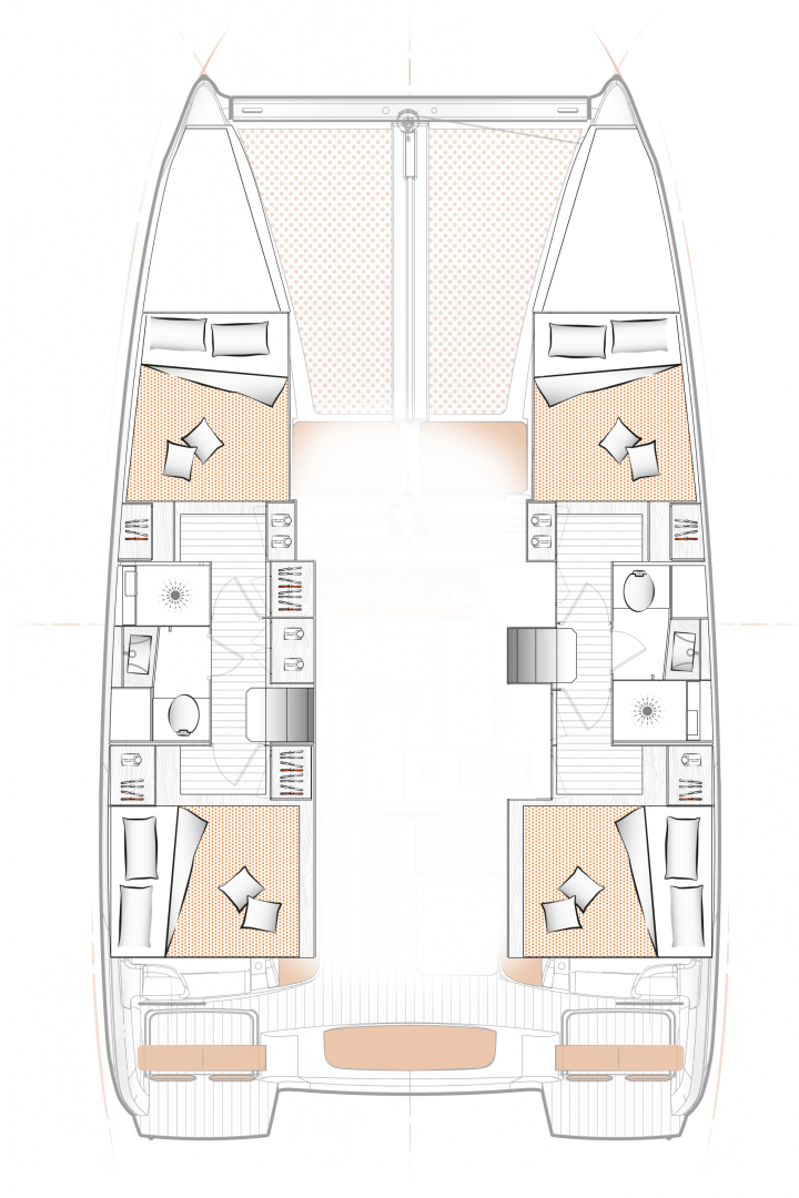 Bareboat Rental Catamaran Excess with a boat licence