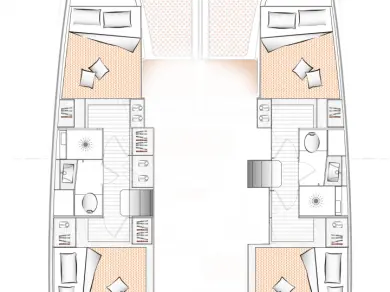 Bareboat Rental Catamaran Excess with a boat licence