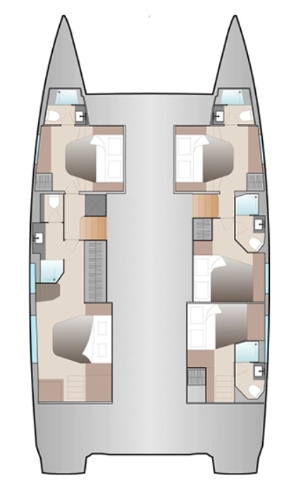 Fountaine Pajot Aura 51 charter bareboat or captained in  Seget Donji