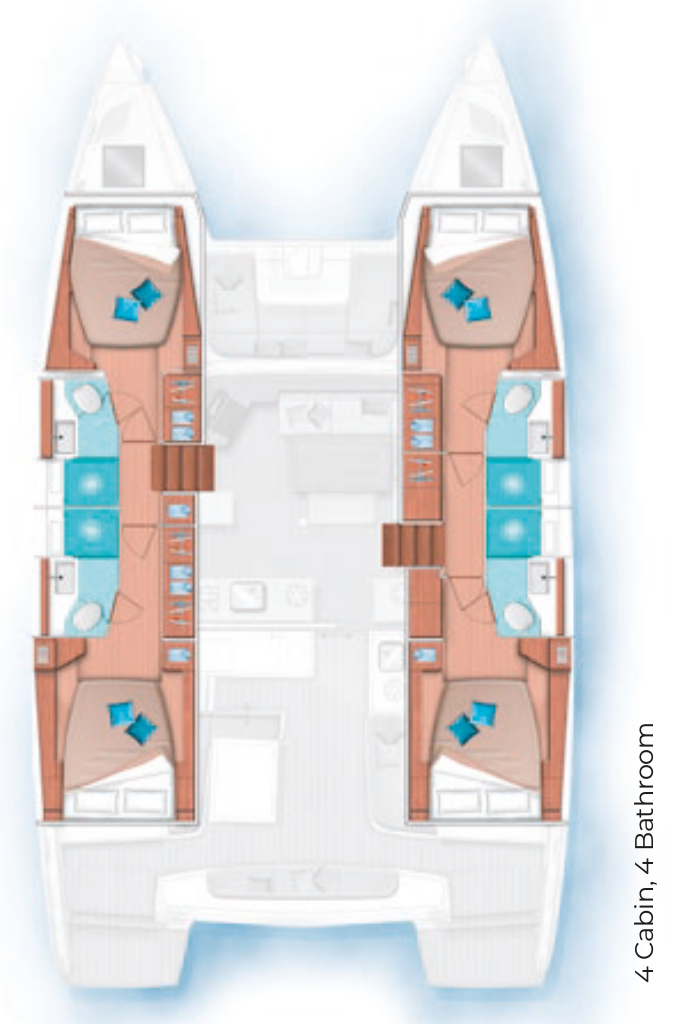 Yacht charter Parish of Saint George cheap Lagoon 46