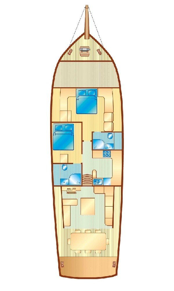 Sailboat rental in Bodrum - Custom Made Zorbas