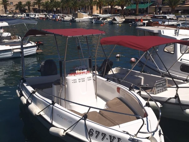 Rent a fisherman bluemax 550 Vela Luka