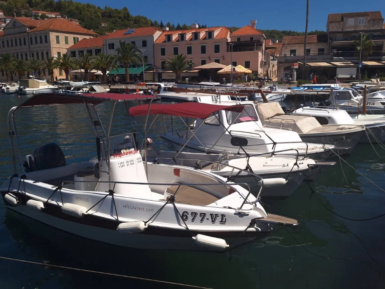 Motorboat rental in Vela Luka - fisherman bluemax 550