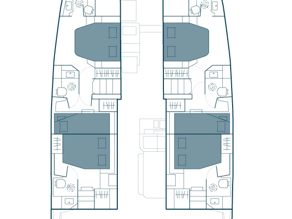 Bareboat Rental Catamaran Bali with a boat licence