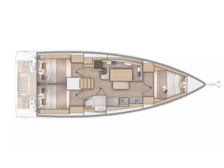 Sailboat rental in Furnari - Bénéteau Oceanis 37.1