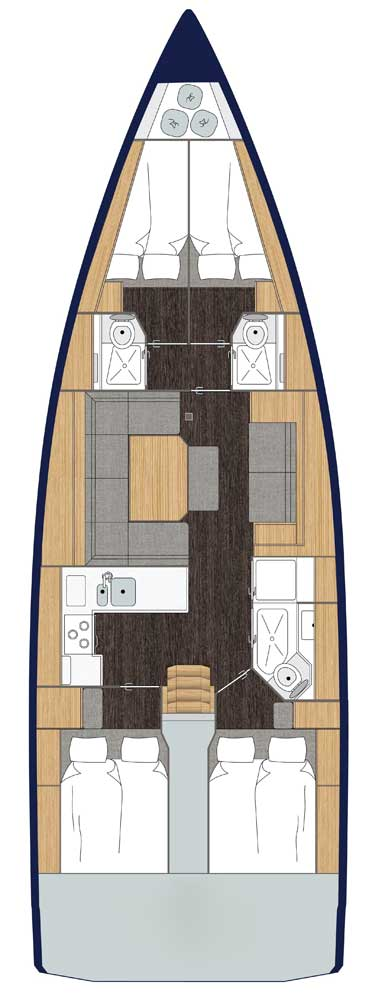 Sailboat for rent Gouvia at the best price