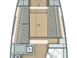Bareboat Rental Sailboat Bénéteau with a boat licence