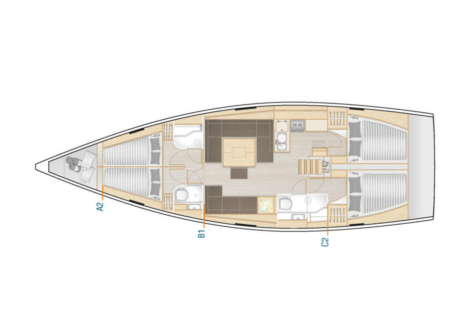 Hanse Hanse 458 in Biograd na Moru on SamBoat