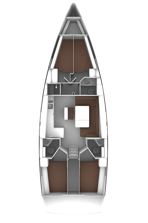 Bavaria Cruiser 46 charter bareboat or captained in  Murter-Kornati