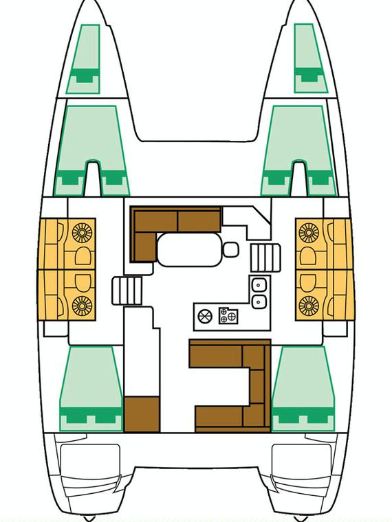 Yacht charter Punat cheap Lagoon 400 S2