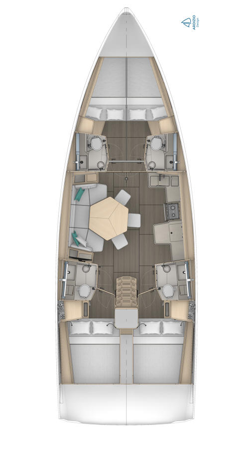 Sailboat rental with or without captain Dufour Pula